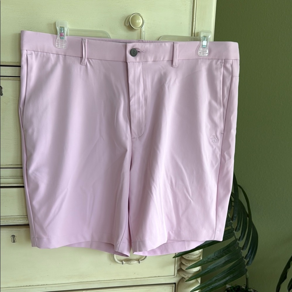 Original Penguin Pink Flat Front Shorts